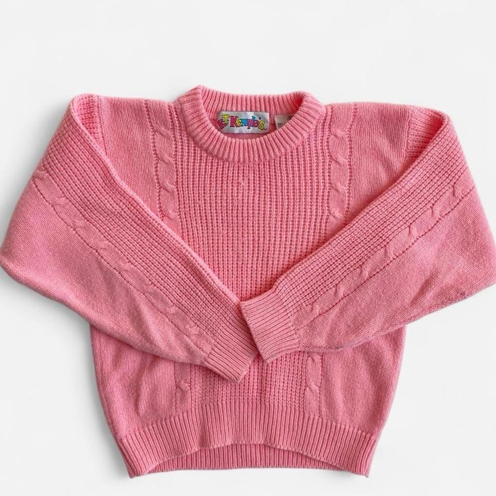 Kids vintage pink sweater